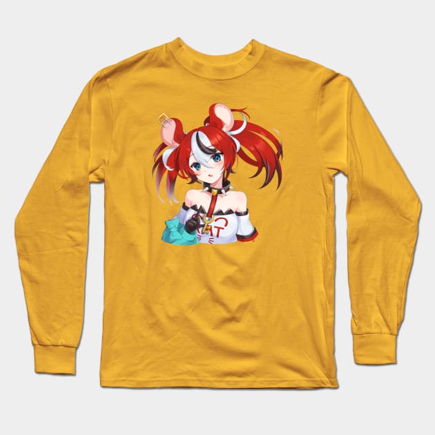 Hololive Hakos Baelz Long Sleeve T-Shirt by Ghazinagato